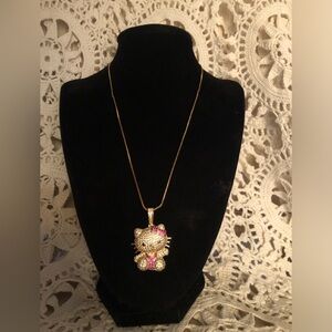 NWT Hello Kitty Bling Necklace